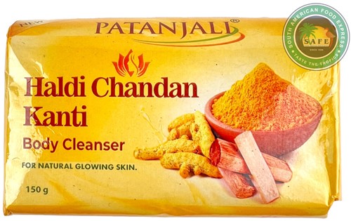 PATANJALI TURMERIC CHANDAN SOAP 150G