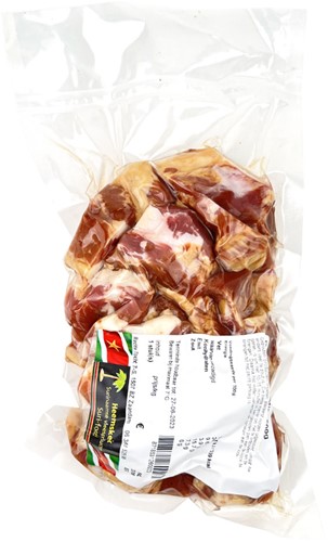 KRABBETJES (VARKEN) GEROOKT 500G PER PAK