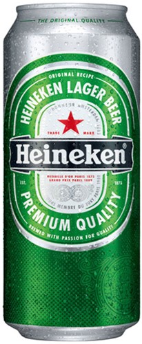HEINEKEN BIER (groot) 24X50CL BLIK 