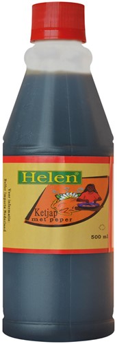 KETJAP HELEN 500ML MET PEPER (middel) PER FLES