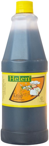 KETJAP HELEN 1LTR ZONDER PEPER (GROOT) PER FLES 