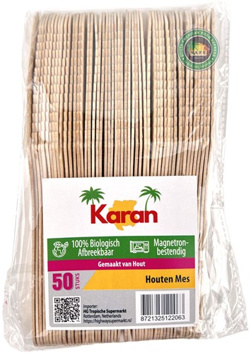 KARAN HOUTEN MESSEN 50ST PER PAK