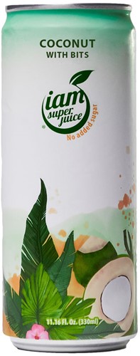 I AM SUPERJUICE COCONUT 12X33CL BLIK