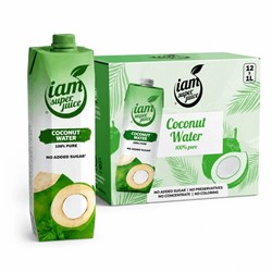 IAM SUPERJUICE COCONUT WATER 12X1LTR (GROOT)