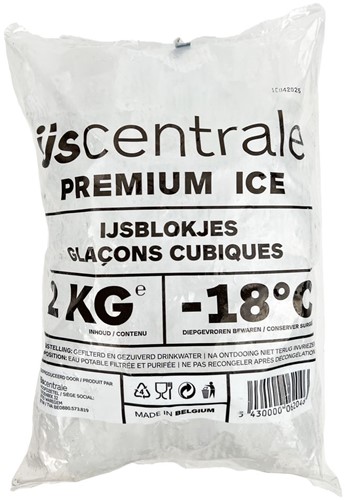 IJSBLOKJES 2KG IJSCENTRALE PER ZAK 