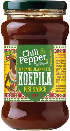 CHILI & PEPPER MADAM JEANETTE KOEPILA FISH SAUCE 315ML PER POT