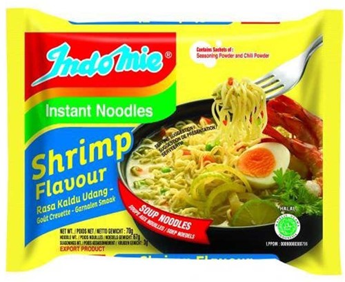 INDOMIE (EU) SHRIMP 8X(5X70G) PER DOOS