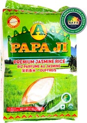 BIG A PAPA JI PREMIUM JASMINE RICE 18KG (40LBS) PER BAAL