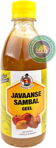 SF JAVAANSE SAMBAL GEEL 330ML PER FLES