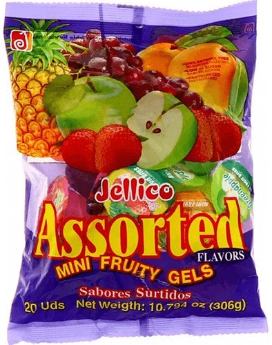JELLICO MINI FRUITY GELS 20ST PER PAK
