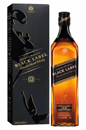 JOHNNIE WALKER BLACK LABEL 1,0LTR PER FLES
