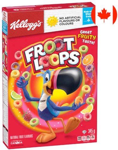 KELLOGG'S FROOT LOOPS 345G