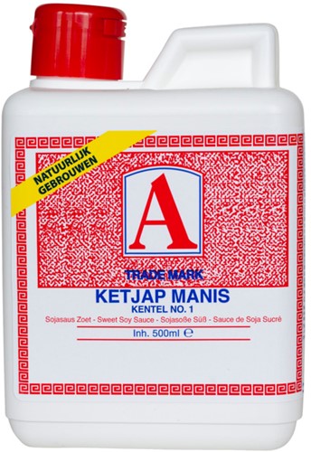 KETJAP A MANIS 500ML (klein) PER FLES