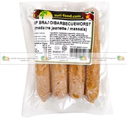 KIPBRAADWORST "m.j./masala" 320G PER PAK 