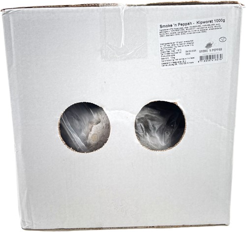 VLEESWORST KIP SMOKE 'N PEPPAH 10KG 
