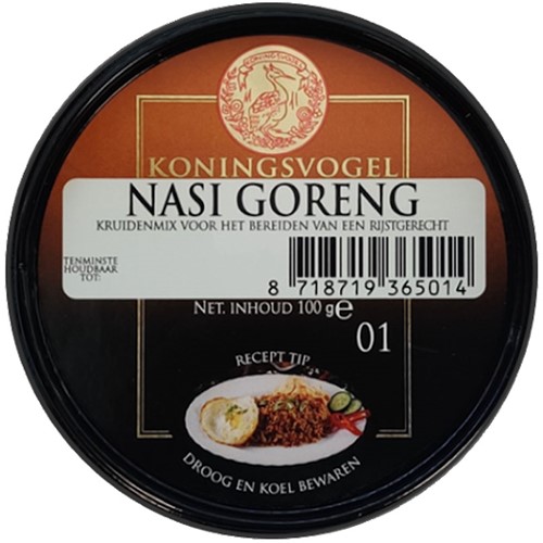 KONINGSVOGEL NASI GORENG 6X100G PER TRAY