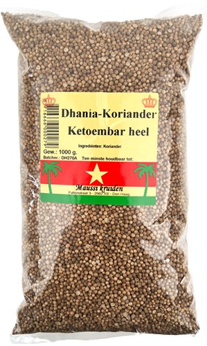 KORIANDER heel  1KG PER PAK