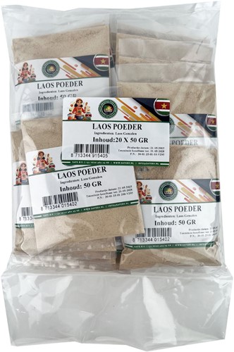 LAOS POEDER SAFE 20X50G PER TRAY