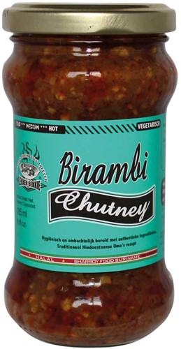 LEKKER BEKKIE BIRAMBIE CHUTNEY 300ML PER POT