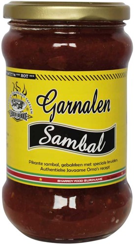 LEKKER BEKKIE GARNALEN SAMBAL 300ML PER POT