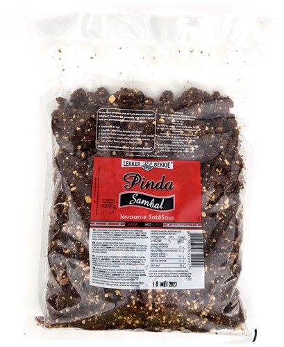 PINDASAMBAL lekkerbekkie 1KG (rood)
