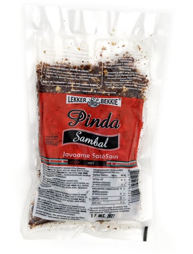 PINDASAMBAL lekkerbekkie 200G (rood)