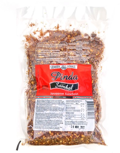 PINDASAMBAL lekkerbekkie 450G (rood)