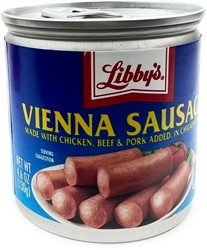 LIBBY SAUSAGE BLAUW 24X4.5oz PER TRAY