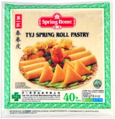 LOEMPIAVEL 215X215MM 40 ST VELLEN SPRINGHOME PER PAK
