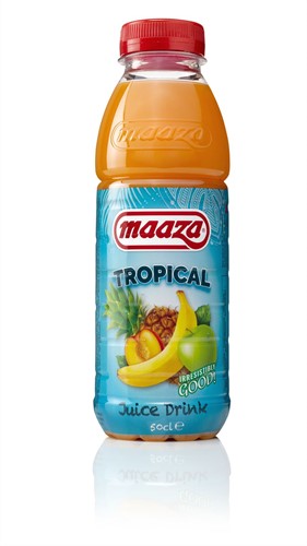 MAAZA 12X50CL TROPICAL PET FLES