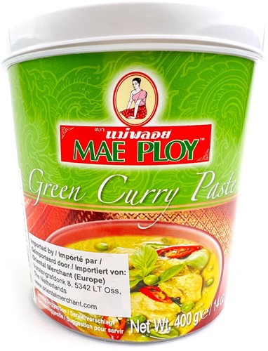 CURRY PASTE GREEN 400G PER STUK