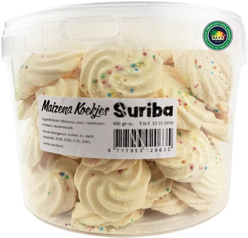 MAIZENA KOEKJES SURIBA 800G (GROOT) PER EMMER