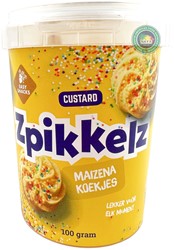 MAIZENA KOEKJES ZPIKKELZ CUSTARD 100G PER STUK