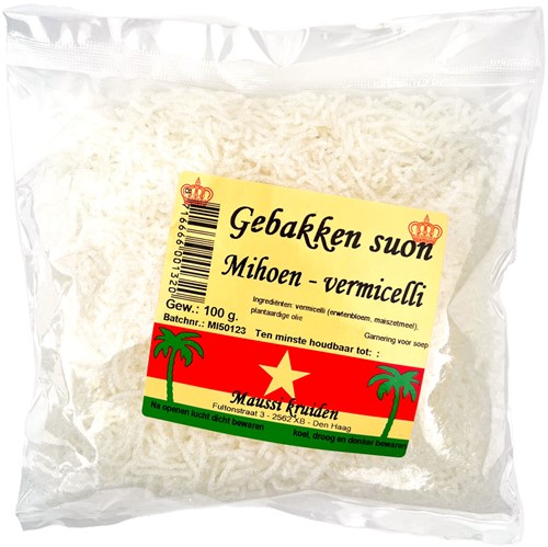 GEBAKKEN SOE-OEN MAUSSI 100G PER PAK