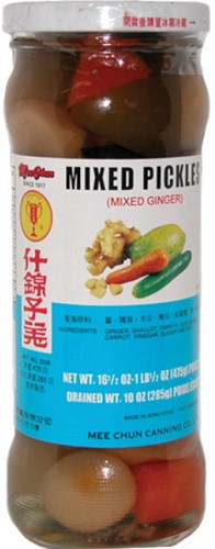 MIX PICKLES GLAS mee chung 475G PER FLES