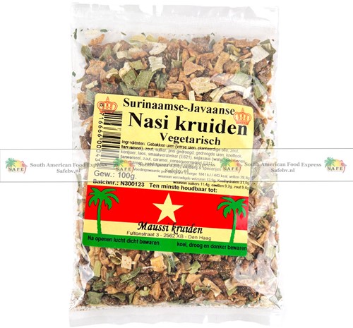 NASI KRUIDEN MAUSSI 10X100G PER TRAY
