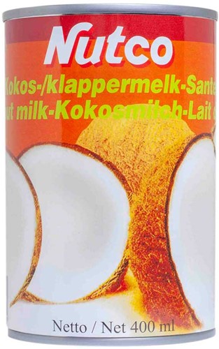 KOKOSMELK NUTCO 400ML (GROOT) PER BLIK