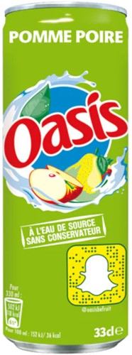 OASIS FRISDRANK 24X33CL APPEL & PEER BLIK