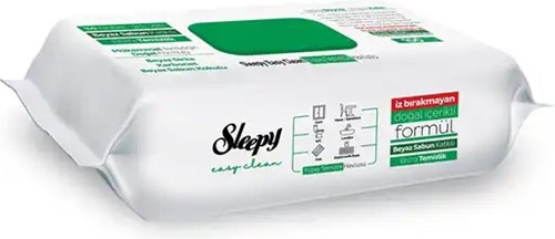 VOCHTIGE DOEKJES SLEEPY GROEN 100ST PER PAK