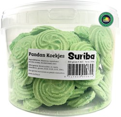 PANDAN KOEKJES SURIBA 800G (GROOT) PER EMMER