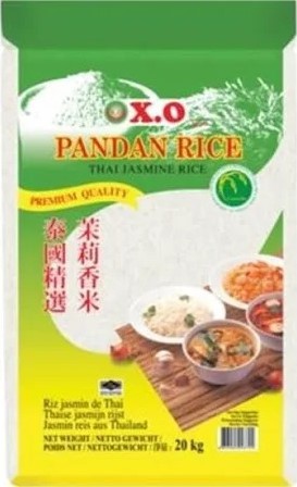 PANDAN RIJST X.O. 20KG PER BAAL