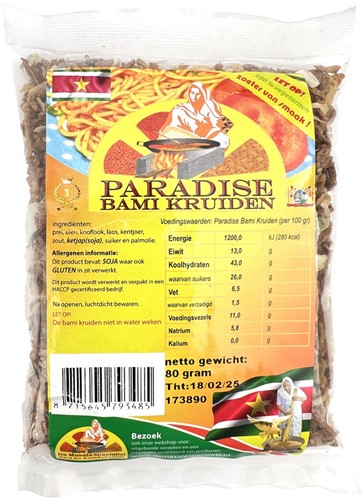 BAMI KRUIDEN PARADISE 80G PER PAK