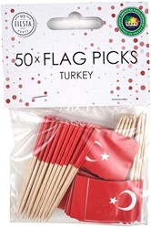 VLAGGENPRIKKERS TURKIJE 50ST PER PAK