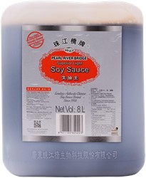 PEARL R.B (GROOT) LIGHT SOY SAUCE 8LTR PER FLES