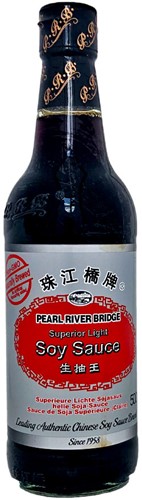 PEARL R.B. LIGHT SOYSAUCE 500ML PER FLES