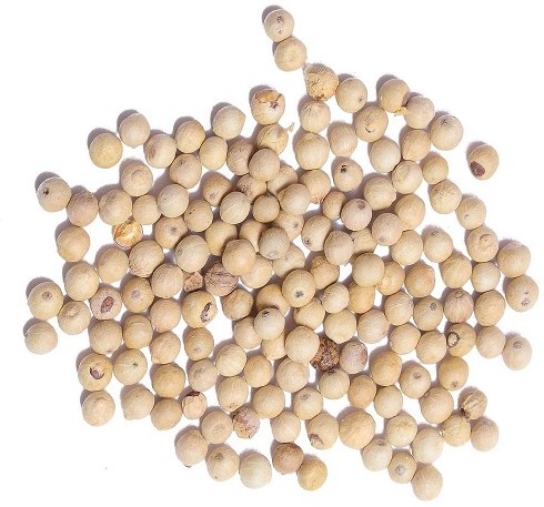 WITTE PEPER KORRELS 1KG PER PAK