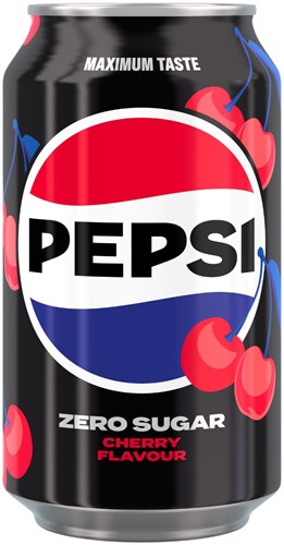 PEPSI COLA ZERO CHERRY 24X33CL BLIK
