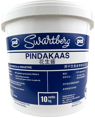 PINDAKAAS swartberg 10KG EMMER