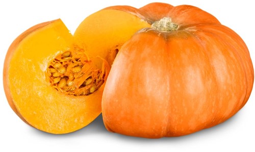 POMPOEN FRANS (MUSKAAT) ORANJE/GROEN PER KG (aktie)