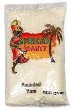 POUNDED YAM AFRICAN BEAUTY 900GR PER PAK